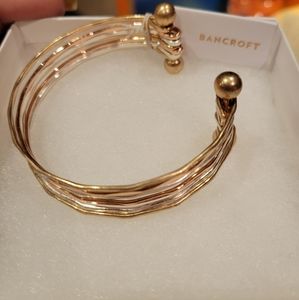Bancroft three tone bracelet